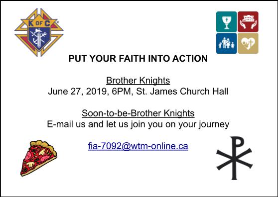 Time to Put our Faith Into&nbsp;Action